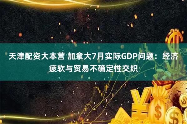 天津配资大本营 加拿大7月实际GDP问题：经济疲软与贸易不确定性交织