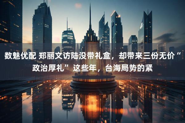 数魅优配 郑丽文访陆没带礼盒，却带来三份无价“政治厚礼” 这些年，台海局势的紧